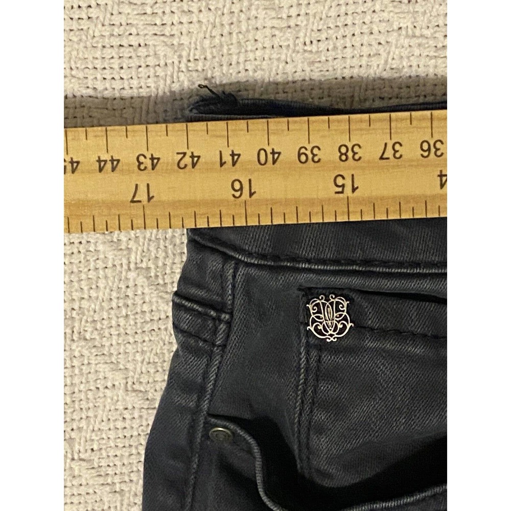 Bandolino Missy Straight Leg Womens Size 14 Petite Black Jeans - Picture 7 of 16